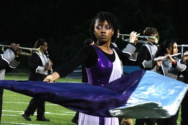 Meade High School Marching Band Performing